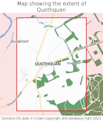 Map showing extent of Quothquan as bounding box