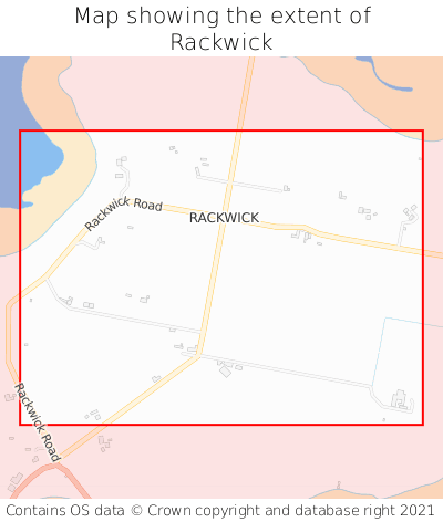 Map showing extent of Rackwick as bounding box