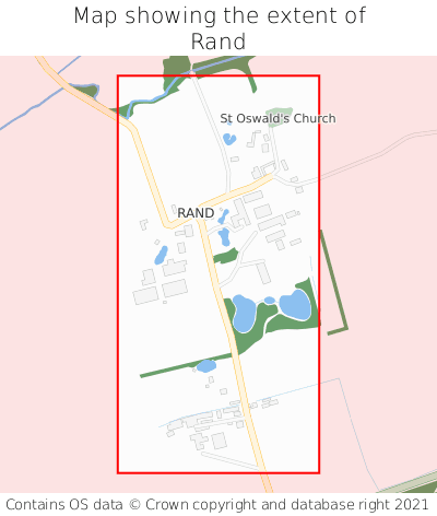 Map showing extent of Rand as bounding box