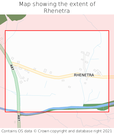 Map showing extent of Rhenetra as bounding box