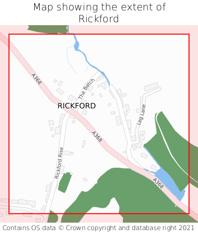 Map showing extent of Rickford as bounding box