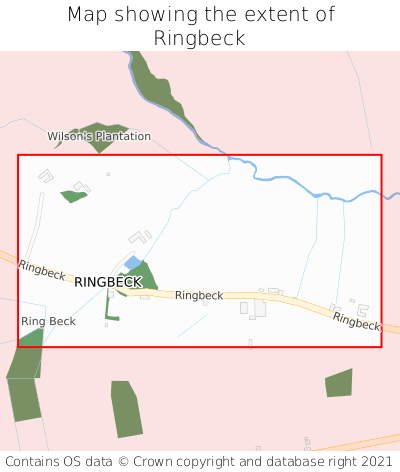 Map showing extent of Ringbeck as bounding box