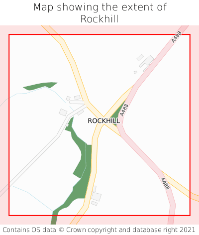 Map showing extent of Rockhill as bounding box