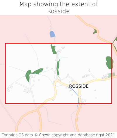 Map showing extent of Rosside as bounding box