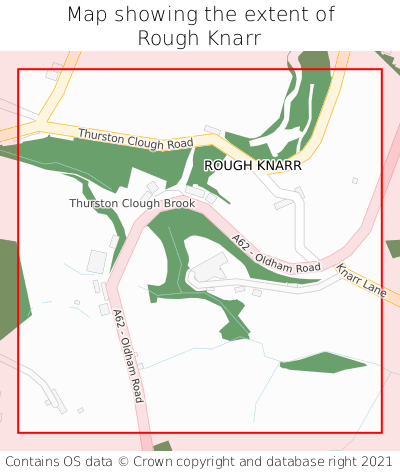 Map showing extent of Rough Knarr as bounding box