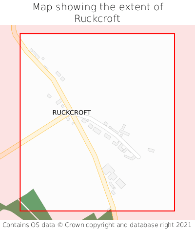 Map showing extent of Ruckcroft as bounding box