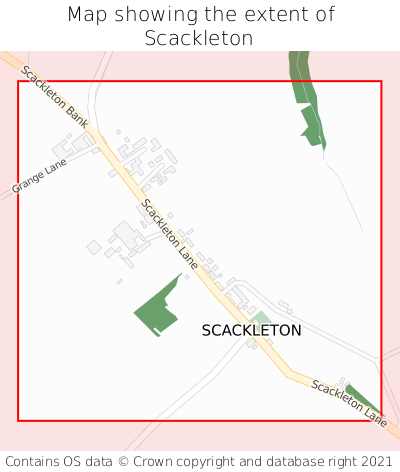 Map showing extent of Scackleton as bounding box
