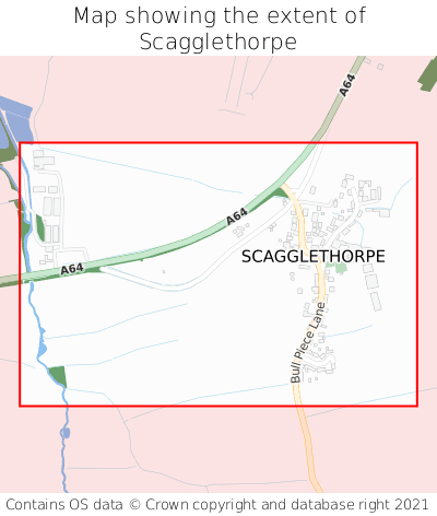 Map showing extent of Scagglethorpe as bounding box