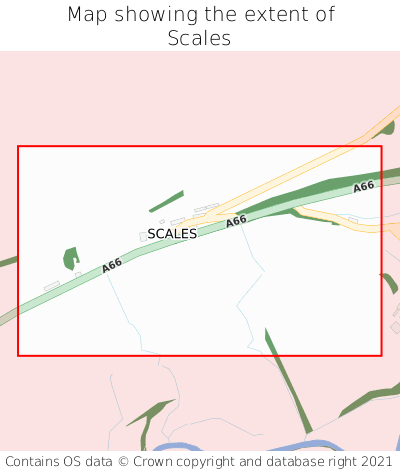 Map showing extent of Scales as bounding box