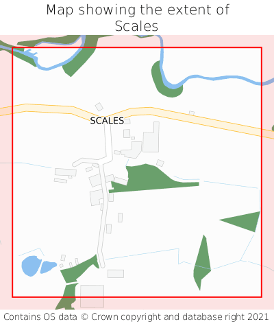 Map showing extent of Scales as bounding box