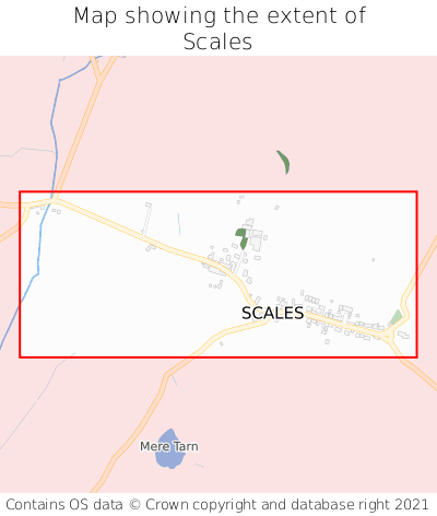 Map showing extent of Scales as bounding box