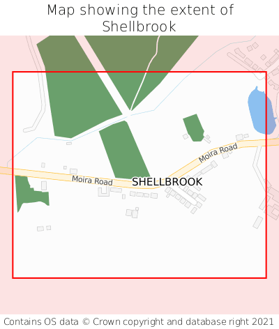 Map showing extent of Shellbrook as bounding box