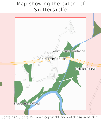 Map showing extent of Skutterskelfe as bounding box