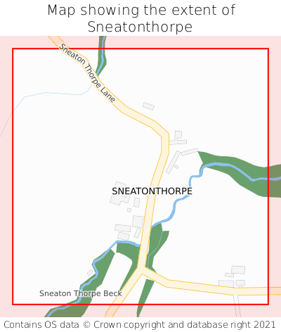 Map showing extent of Sneatonthorpe as bounding box
