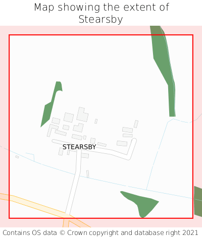 Map showing extent of Stearsby as bounding box
