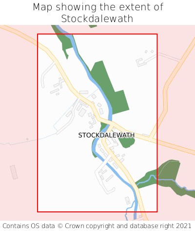 Map showing extent of Stockdalewath as bounding box