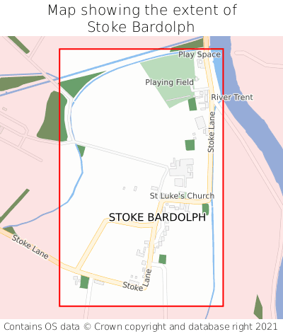 Map showing extent of Stoke Bardolph as bounding box