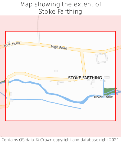 Map showing extent of Stoke Farthing as bounding box