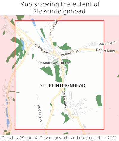 Map showing extent of Stokeinteignhead as bounding box