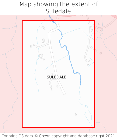 Map showing extent of Suledale as bounding box
