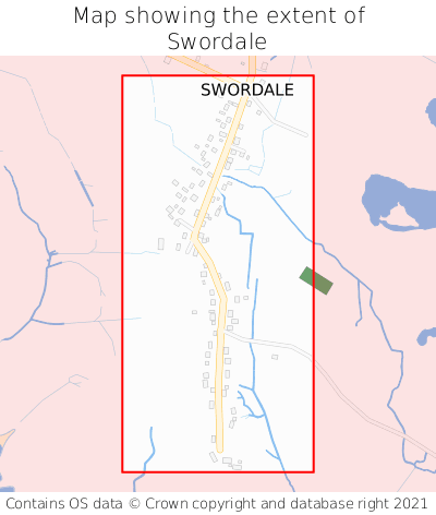 Map showing extent of Swordale as bounding box