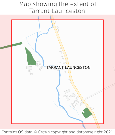 Map showing extent of Tarrant Launceston as bounding box