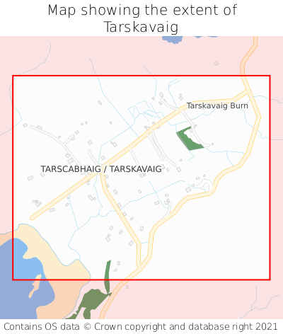 Map showing extent of Tarskavaig as bounding box