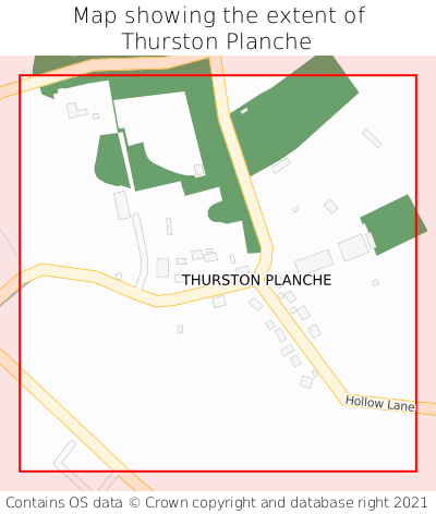 Map showing extent of Thurston Planche as bounding box