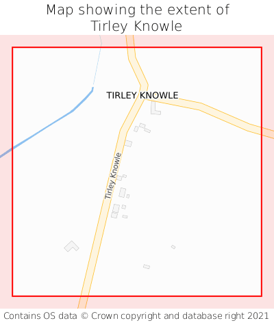 Map showing extent of Tirley Knowle as bounding box