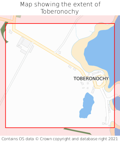Map showing extent of Toberonochy as bounding box