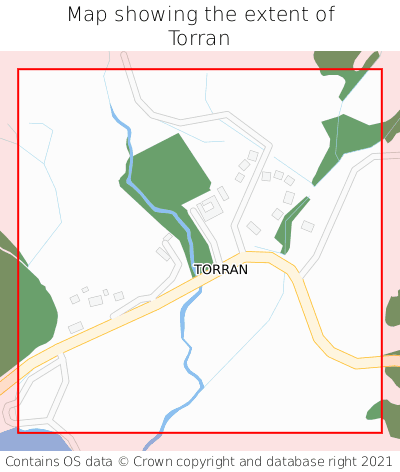 Map showing extent of Torran as bounding box