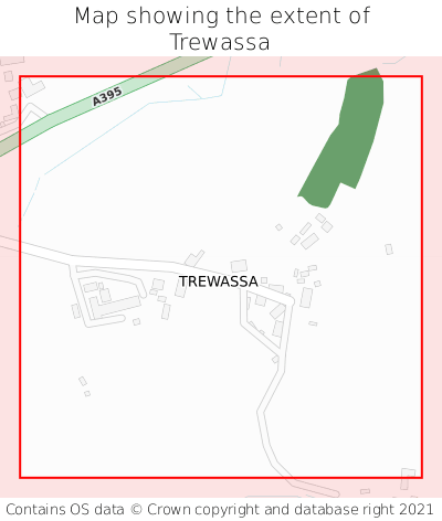 Map showing extent of Trewassa as bounding box