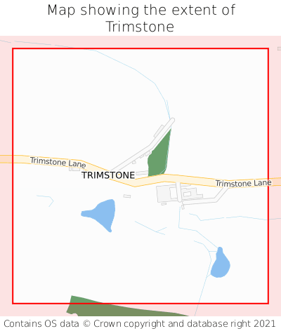 Map showing extent of Trimstone as bounding box
