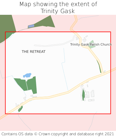 Map showing extent of Trinity Gask as bounding box