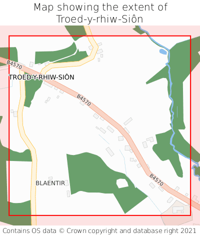 Map showing extent of Troed-y-rhiw-Siôn as bounding box