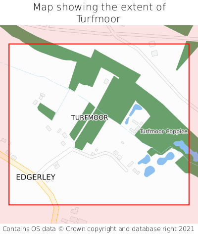 Map showing extent of Turfmoor as bounding box