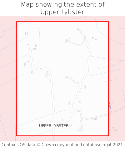 Map showing extent of Upper Lybster as bounding box