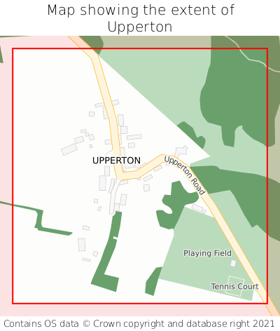 Map showing extent of Upperton as bounding box