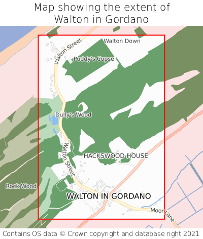 Map showing extent of Walton in Gordano as bounding box