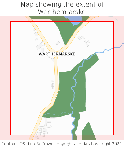 Map showing extent of Warthermarske as bounding box