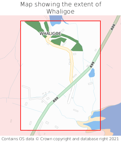 Map showing extent of Whaligoe as bounding box