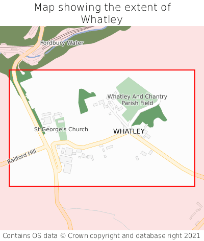 Map showing extent of Whatley as bounding box