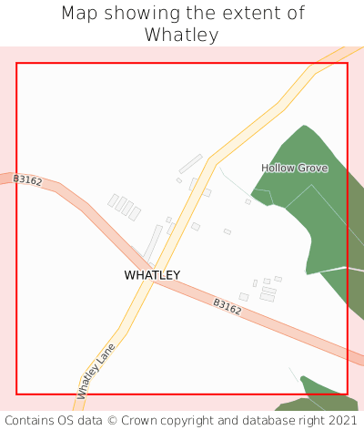Map showing extent of Whatley as bounding box