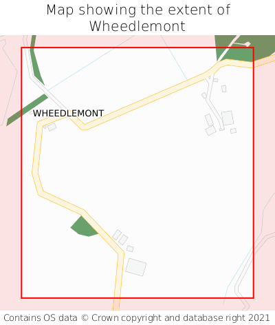 Map showing extent of Wheedlemont as bounding box