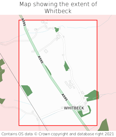 Map showing extent of Whitbeck as bounding box