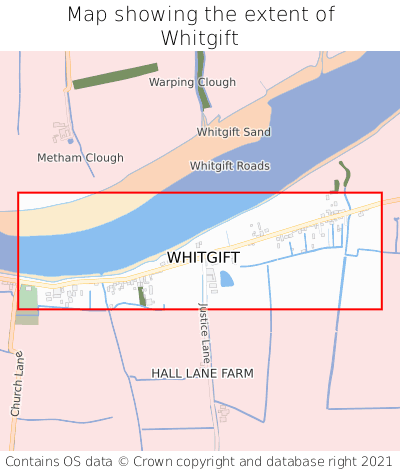 Map showing extent of Whitgift as bounding box