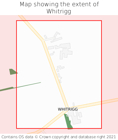 Map showing extent of Whitrigg as bounding box