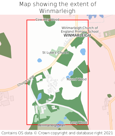 Map showing extent of Winmarleigh as bounding box