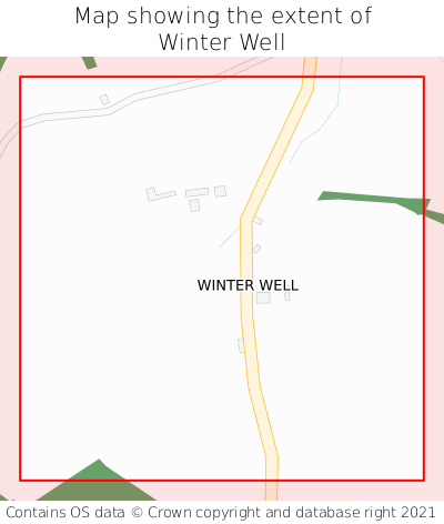 Map showing extent of Winter Well as bounding box