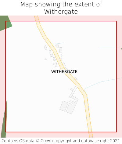 Map showing extent of Withergate as bounding box